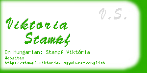 viktoria stampf business card